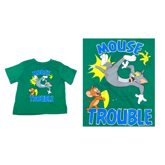 Vintage Cartoon Classic Collectibles Mouse Trouble Short Sleeve Tee - Picture 1 of 7